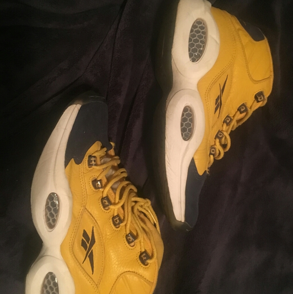 Allen Iverson Reebox Question All-Star Yellow/Navy
